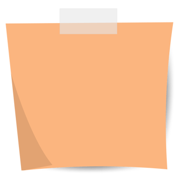 Square sticky paper note reminders. Office memo label stationery. png