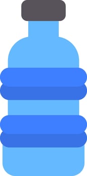 Plastic bottle Vector Icon Design