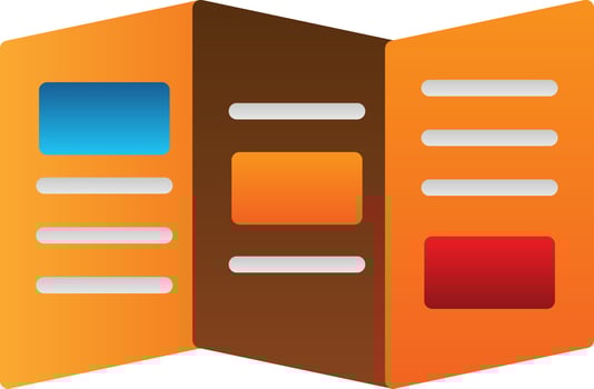 Brochure Vector Icon Design