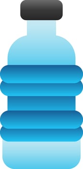 Plastic bottle Vector Icon Design