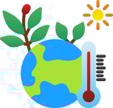 Climate change Vector Icon Design