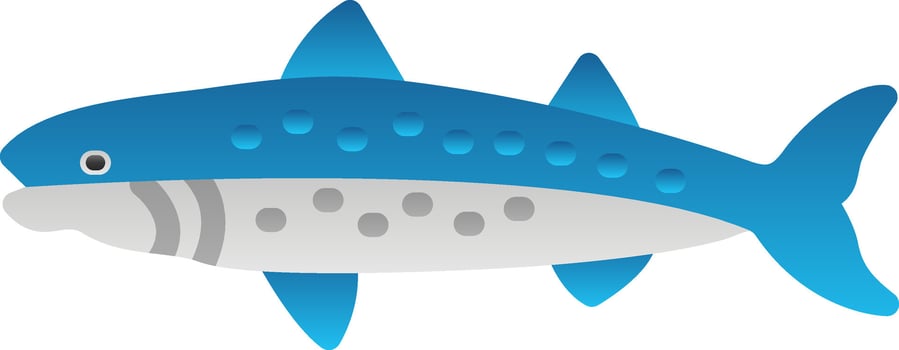 Mackerel Vector Icon Design