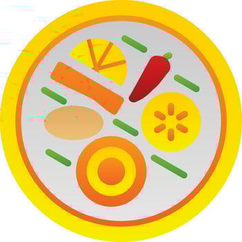 Som tam Vector Icon Design