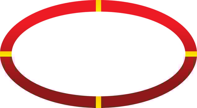 Hula hoop Vector Icon Design