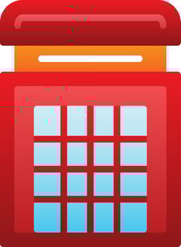 Phone box Vector Icon Design
