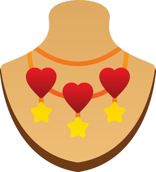 Necklace Vector Icon Design