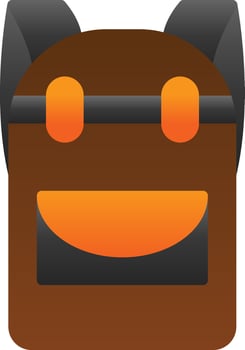 Backpack Vector Icon Design