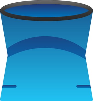 Neck gaiter Vector Icon Design