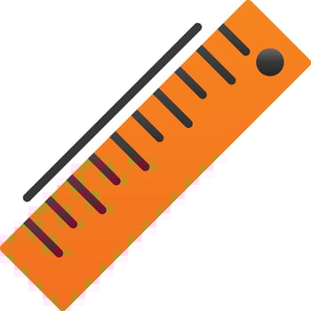 Ruler Vector Icon Design