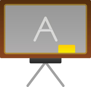 Whiteboard Vector Icon Design
