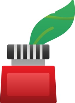 Inkwell Vector Icon Design