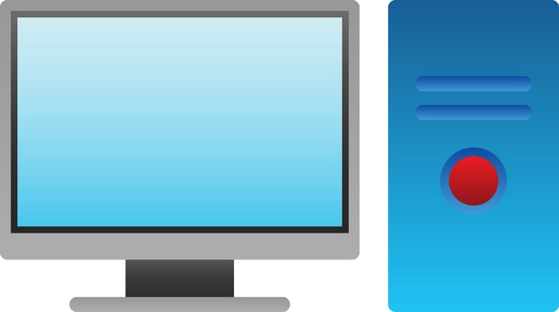 Computer Vector Icon Design