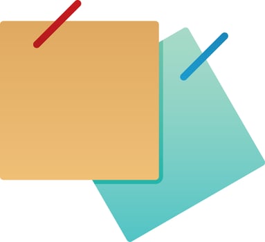 Sticky notes Vector Icon Design