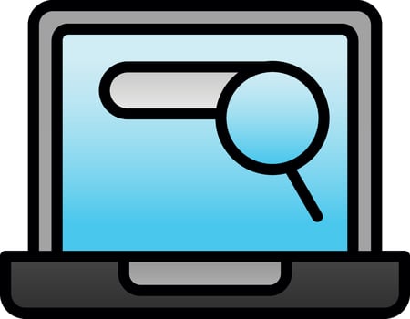 Search Vector Icon Design