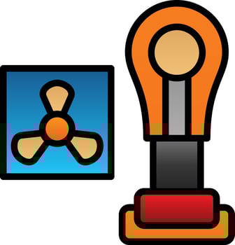 Car Accessories Vector Icon Design