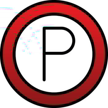 Parking Vector Icon Design