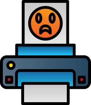 Photo print Vector Icon Design