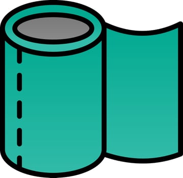 Paper roll Vector Icon Design
