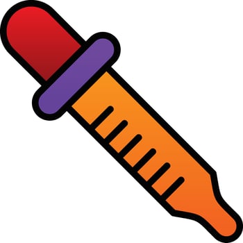Color picker Vector Icon Design