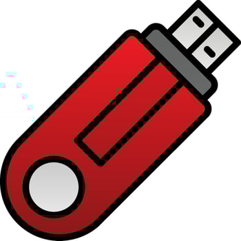 USB Vector Icon Design