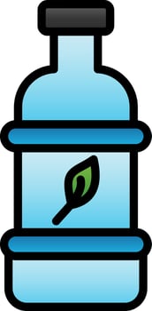Bio plastic Vector Icon Design