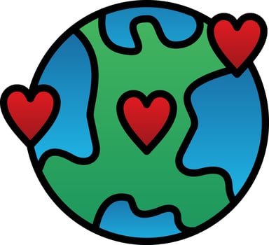 Mother earth day Vector Icon Design