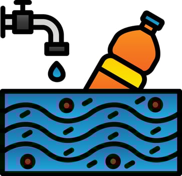 Water pollution Vector Icon Design