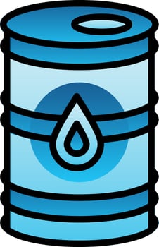 Dippel oil Vector Icon Design