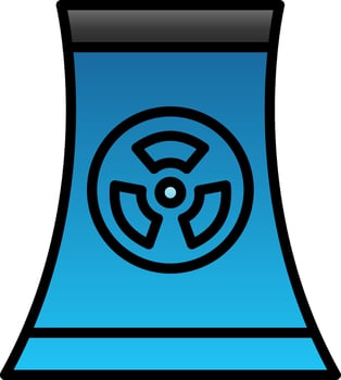 Nuclear Vector Icon Design