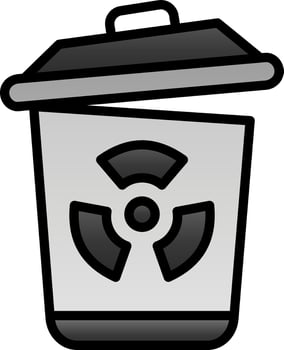 Toxic waste Vector Icon Design