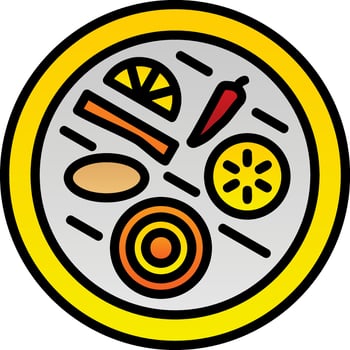 Som tam Vector Icon Design