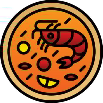 Tom yum Vector Icon Design