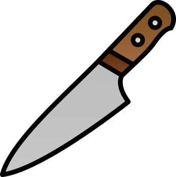 Knife Vector Icon Design