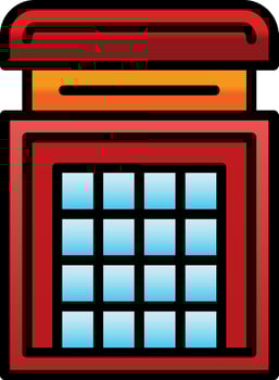 Phone box Vector Icon Design