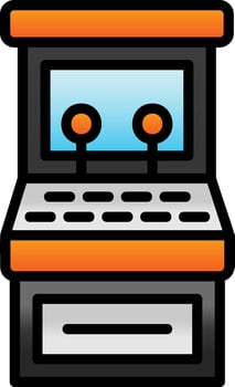 Arcade machine Vector Icon Design