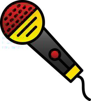 Mic Vector Icon Design