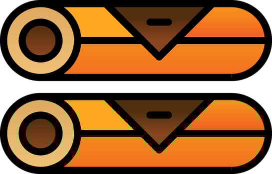 Spring roll Vector Icon Design
