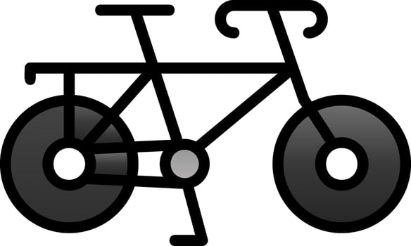 Bicycle Vector Icon Design