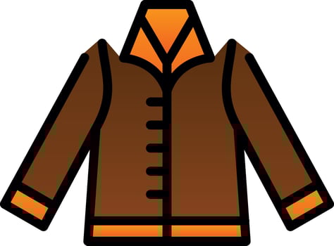 Jacket Vector Icon Design