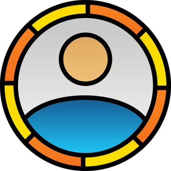 Profile Vector Icon Design
