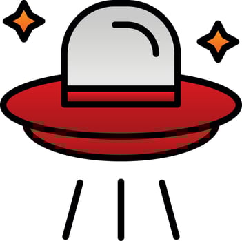 Ufo Vector Icon Design