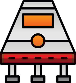 Space capsule Vector Icon Design