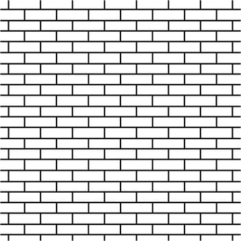 white brick wall vector