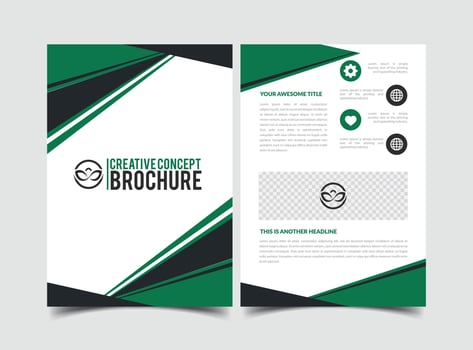 vector modern creative company abstract brochure template