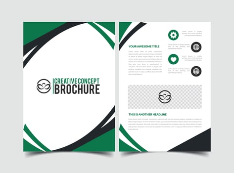 vector modern creative company abstract brochure template
