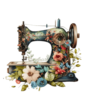 watercolor sewing machine png