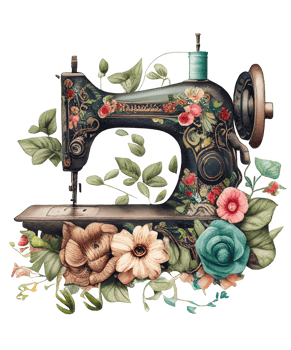 watercolor sewing machine png