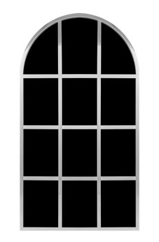 Curve window with black glass png