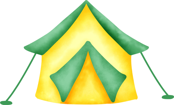 watercolor tent clipart png