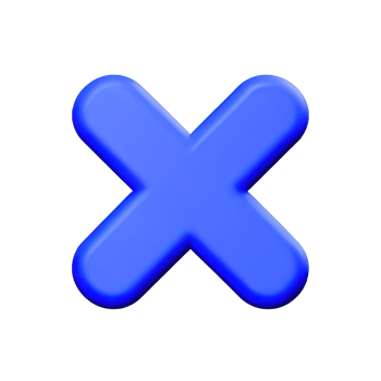 3d icon cross mark png